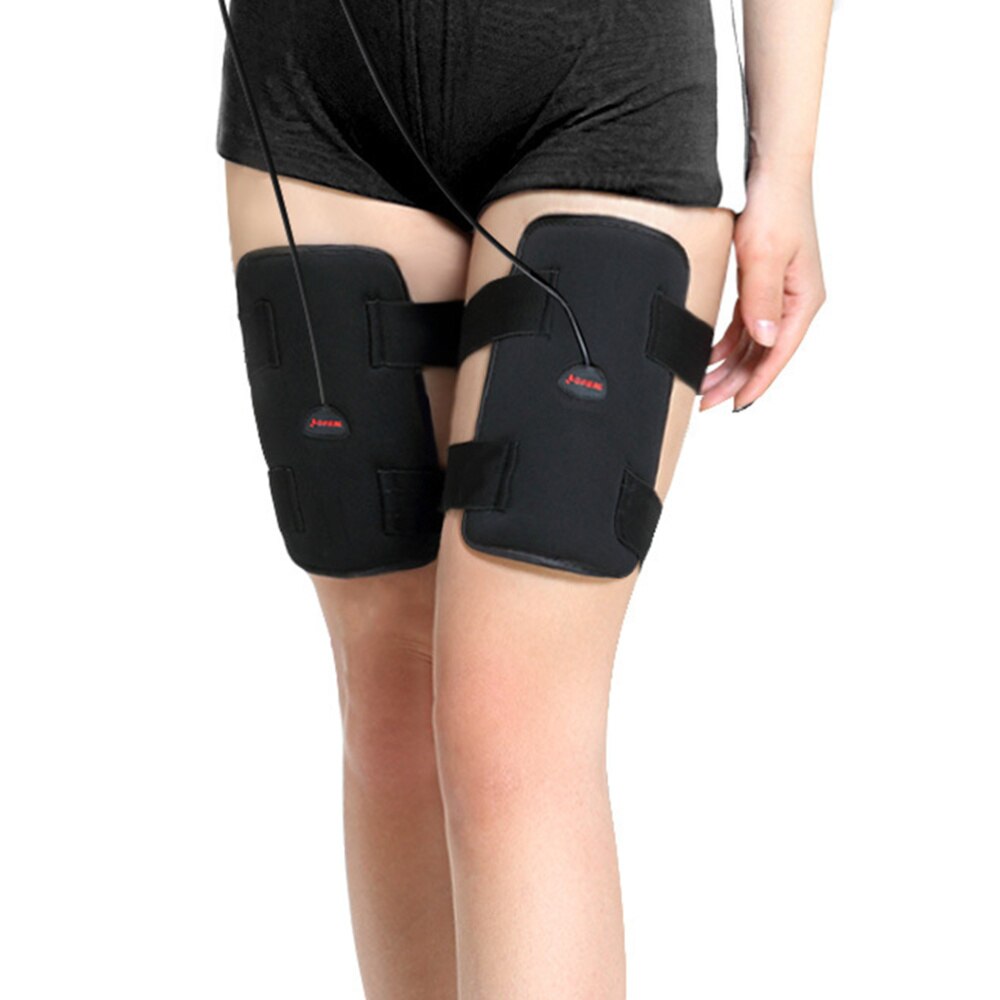 1 Pair Leg Slimming Belt Thigh Calf Vibration Slimming Belt Fitness Exerciser for Home Women