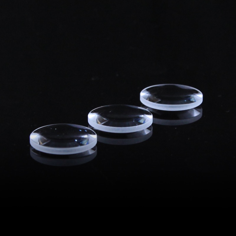 Plano Convex Lens Diameter 16mm , Focal 10mm H-K9L Optical Glass es BK7 Focusing Spherical