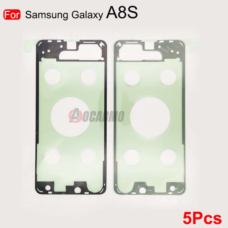 5 Stks/partij Terug Lijm Voor Samsung Galaxy A8s SM-G8870 Back Cover Waterdichte Sticker Lijm