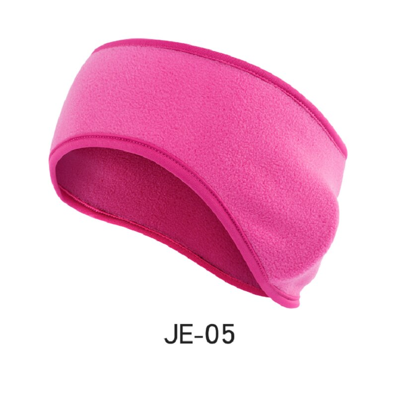 Hiver unisexe Ski cache-oreilles, polaire laine bandeau en cours d'exécution cyclisme Sport élastique foulard cache-oreilles cache-oreilles: Rose Red