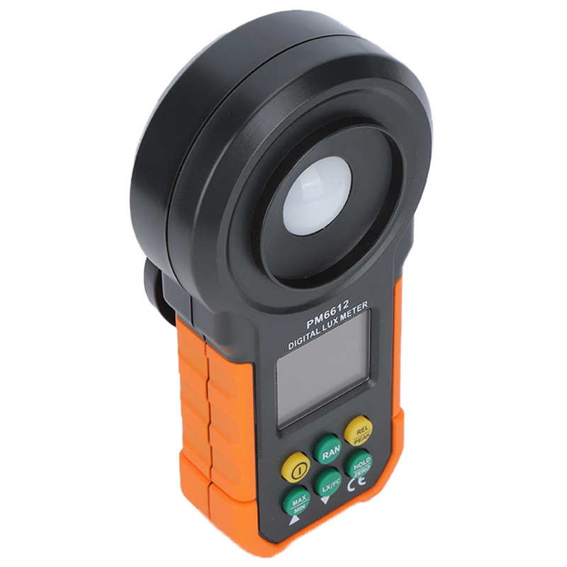 PM6612 Portable High Accuracy Handheld Digital Light Meter Luxmeter Illuminometer Testing Instrument