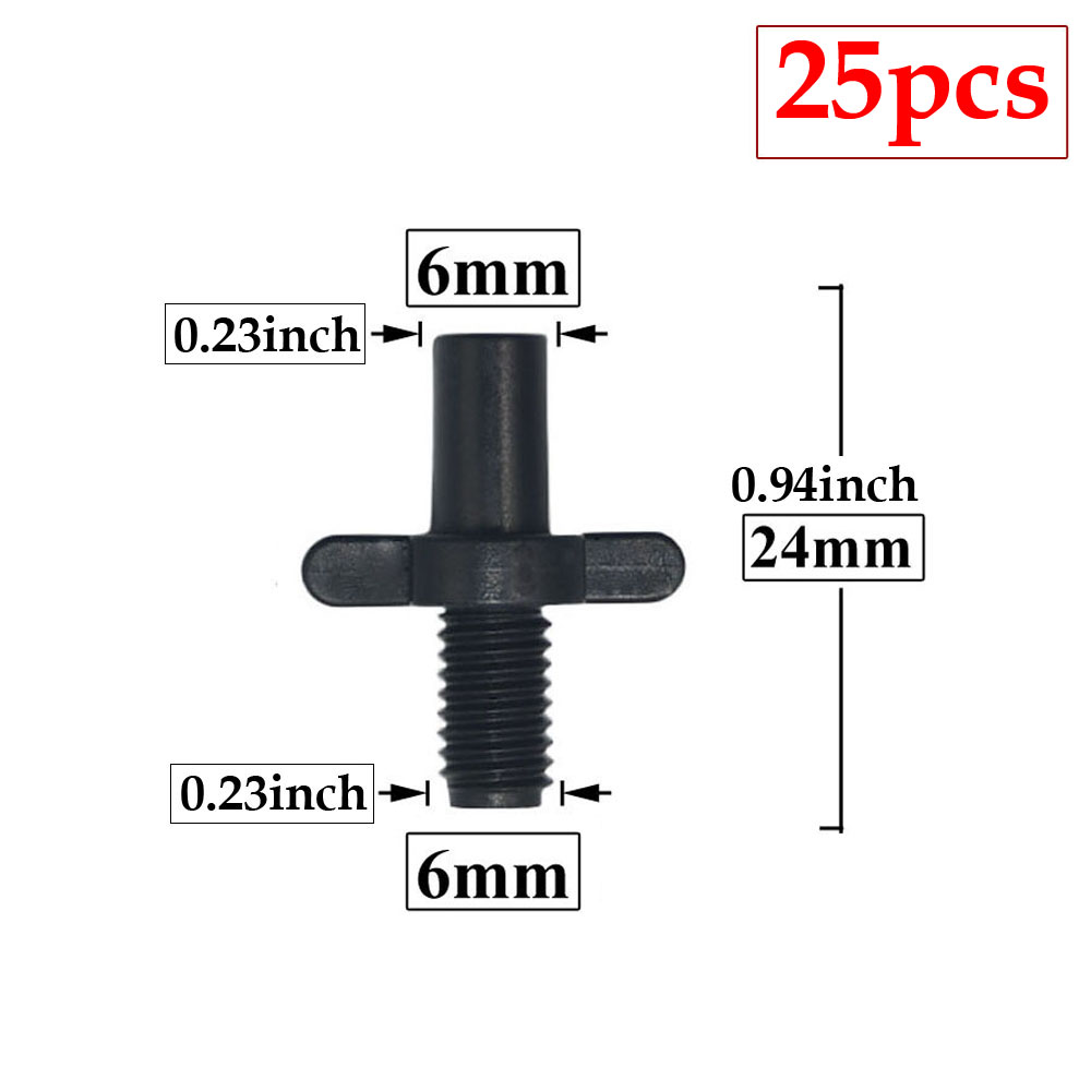 25 stücke 3/5 4/7 Schlauchtülle Anschluss 1/4'' & 1/8'' Schlauch Schlauch Wasser Splitter gemeinsam Abschläge Kreuz Eng stecker Tropf bewässerung System: Burgunderrot
