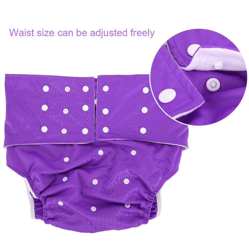 Adult Diapers Waterproof Washable Reusable Elderly Cloth Diapers Pocket Nappies Reusable Diaper Pants For Men & Women