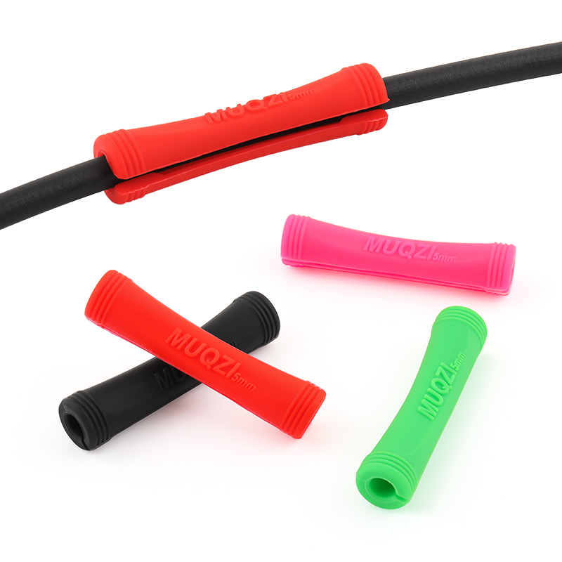 MUQZI 4/8 Uds MTB funda protectora de cambio de freno marco de bicicleta de carretera Cable carcasa línea cubierta protectora de goma accesorios de bicicleta