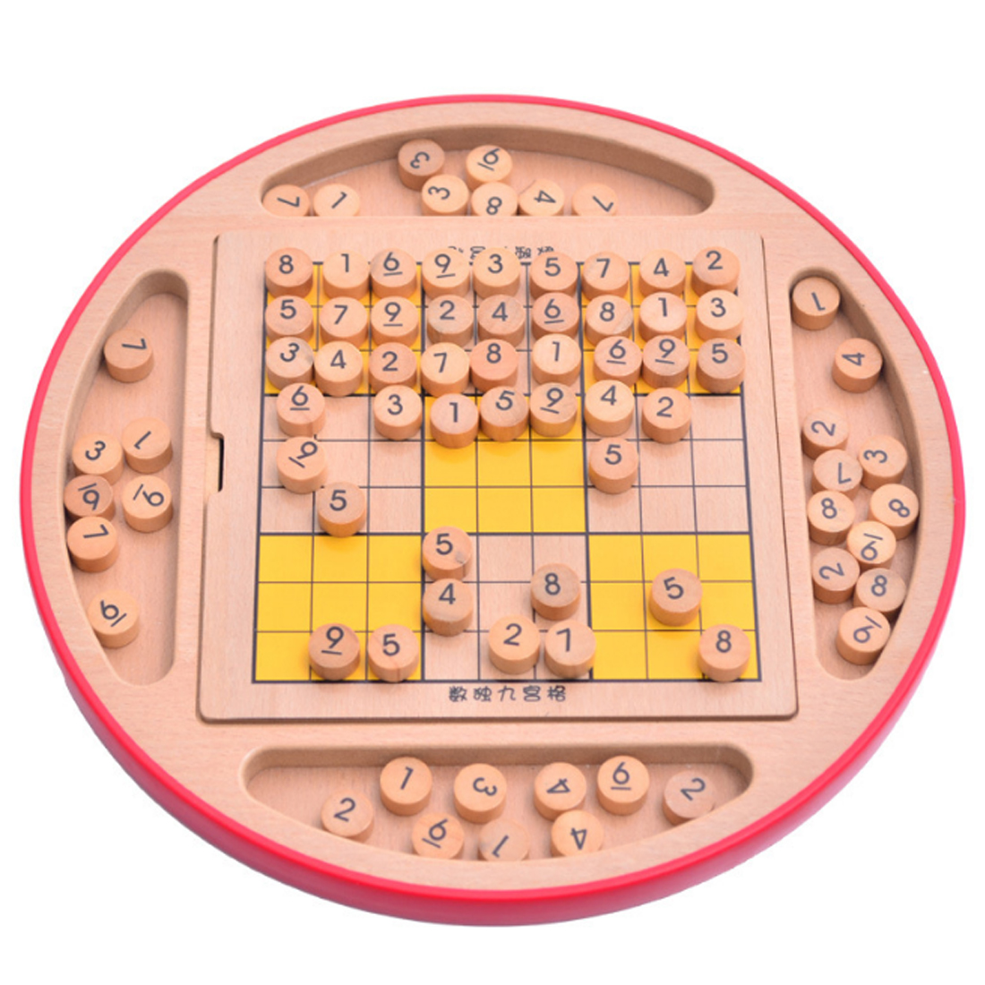 5 In 1 Multifunctionele Houten Volwassen Desktop Game Shudoku Puzzel Game Board Speelgoed Sigongge Jiugongge Houten Flying Schaken