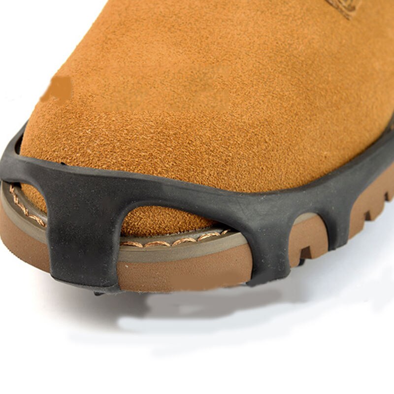 1 Pair Non-Slip Crampons 24 Teeth Ice Claw Walking Anti-slip Shoe Gripper Winter Snow Shoe Cover Outdoor Climbing Crampons