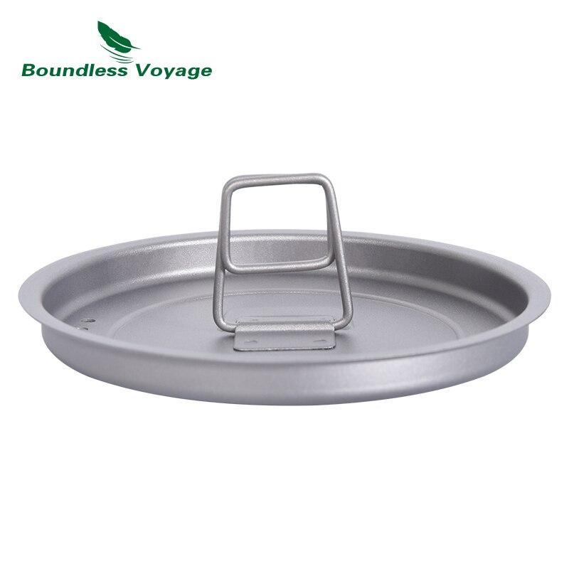 Grenzenlose Reise Titan 700ml Tee Wasserkocher mit Klapp Griff draussen Camping Ultraleicht Tragbare Teekanne Ti3100D