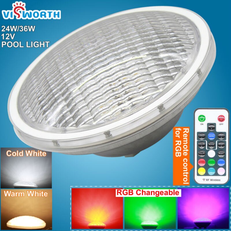 RGB LED Zwembad Licht SMD5730 24 W 36 W Piscina Licht 12 V Par56 LED Vijver Licht IP68 Waterdichte LED Onderwater Lamp Lamp