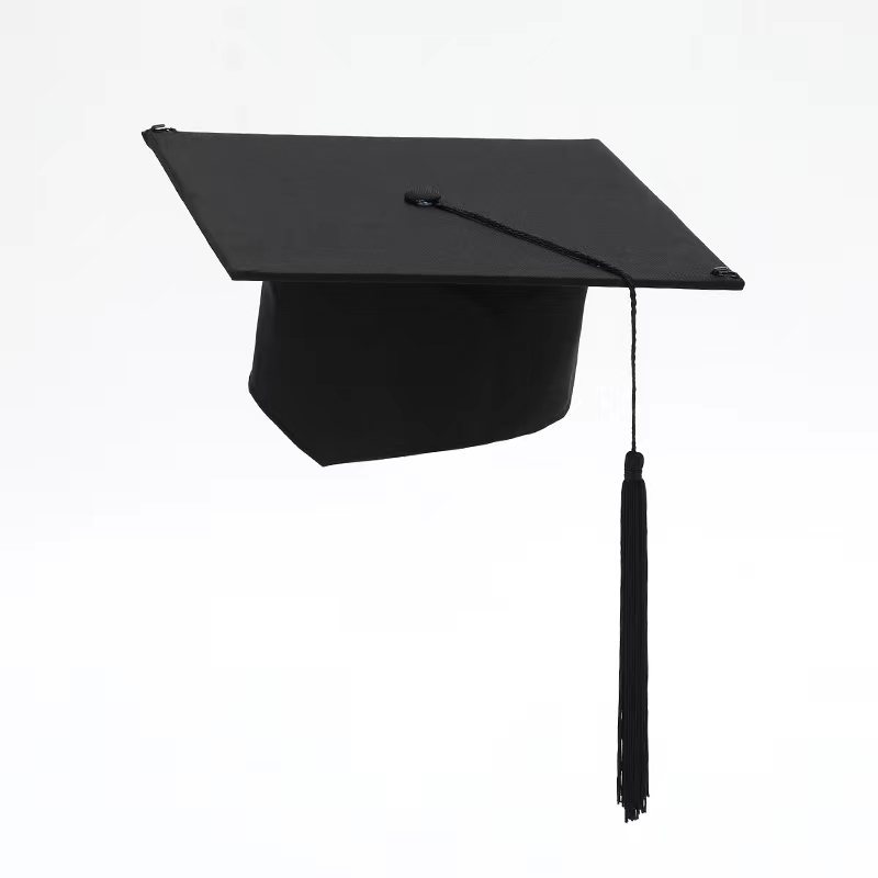 Afstudeerseizoen Bachelor-hoge hoed, afstudeerjurk met hoge hoed voor Japanse, Koreaanse, Europese en Amerikaanse studenten