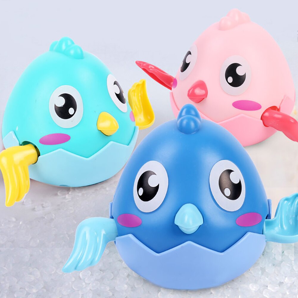 Cartoon-küken-babyparty-frühlings-uhrwerkspielzeug badezimmer-wasserspielspiel bauernhoftierdekorationen