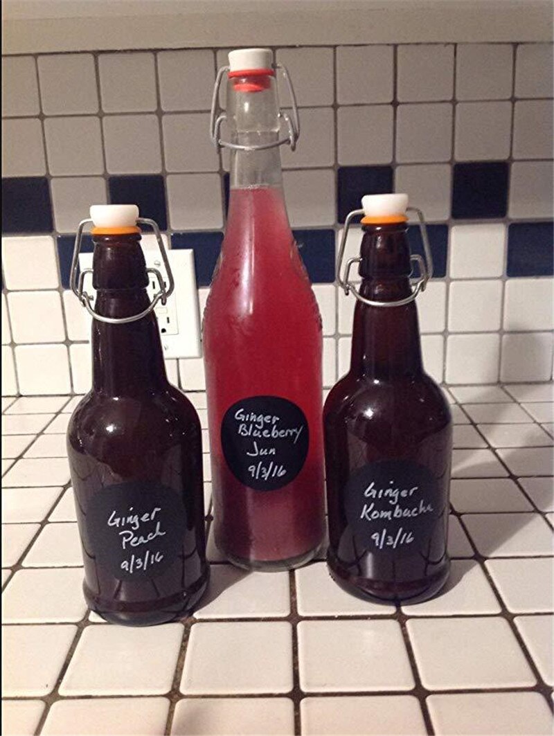 120PCS Chalkboard Labels, Reusable Waterproof Stickers labels for Kitchen Labeling Mason Jars, Spice Jars, Craft Rooms and Close