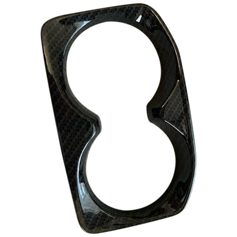 Soporte para vaso de agua para coche marco cubierta pegatinas para Peugeot 5008 3008 GT ABS fibra de carbono
