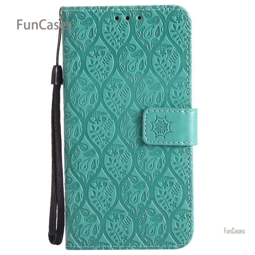 Funda con tapa en relieve de vid para Ajax Samsung A5 funda de teléfono de cuero de poliuretano Vintage funda de diamantes de imitación para Samsung Galaxy A520 Tok