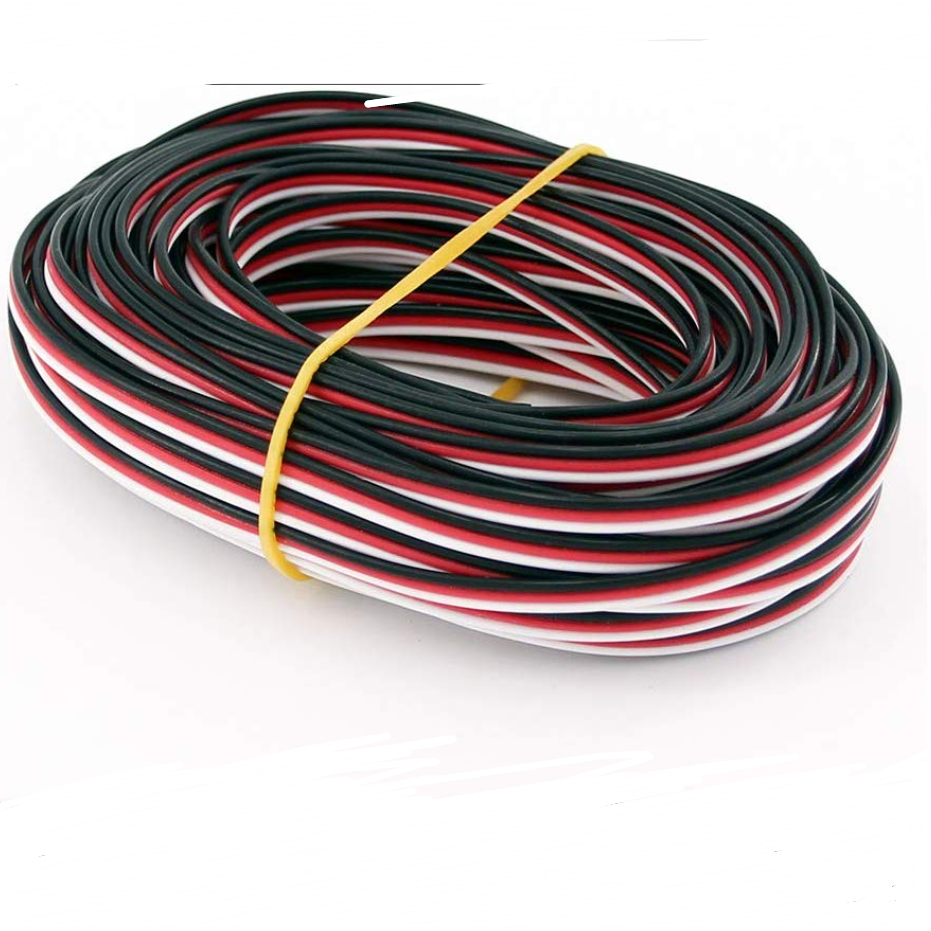 5 metrów 16 stóp 26AWG/22AWG JR Futaba przedłużacz serwo drut 30/60 przewód przedłużony okablowanie dla akcesoriów RC DIY