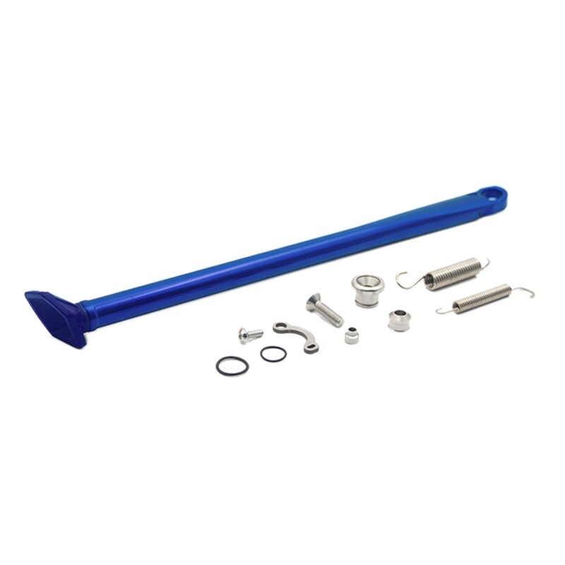 Pata de cabra para moto, soporte lateral de estacionamiento para KTM 150, 200, 250, 300, 350, 400, 450, 500, XC, XCW, XCF, XCFW, EXC, EXCF, EXC-F, para Husqvarna: Azul