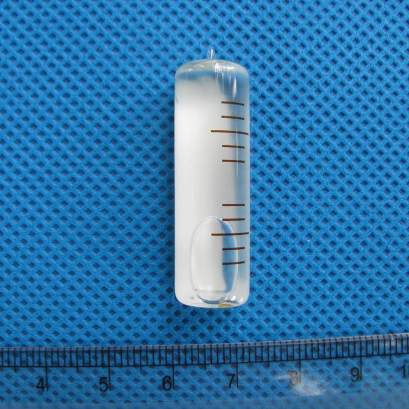 Haccury 10*37 Mm 30 "/2 Mm Precisie Waterpas Glazen Buisvormige Waterpas Circulaire Water Niveau indicator
