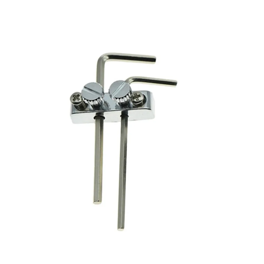 1set Guitar Headstock Mounted Allen Key Wrench Holder Tools For Floyd Rose Tremolo Guitar Bass With Mounting Screws Repair Part