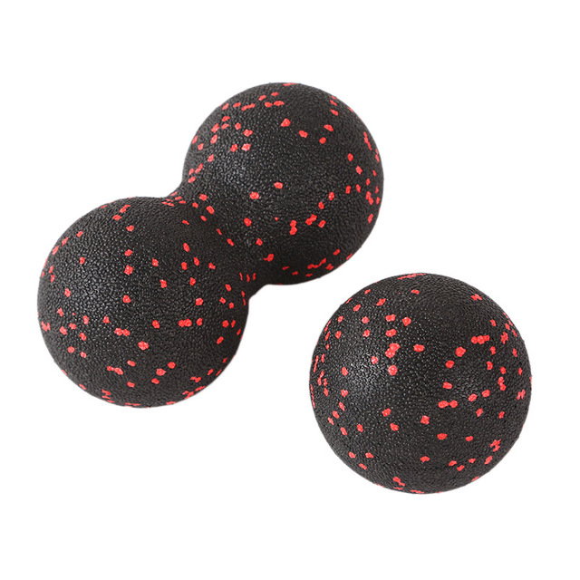 Pelota de myofascia de Lacrosse EPP, pelota de masaje de maní, pelota de Yoga ligera de alta densidad para Fitness, ejercicio de Fascia corporal, alivia el dolor: YELLOW