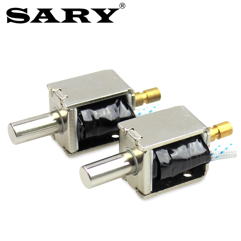 DC12V Mini electric lock push pull solenoid valve small drawer lock electric bolt lock small electric lock 1pcs