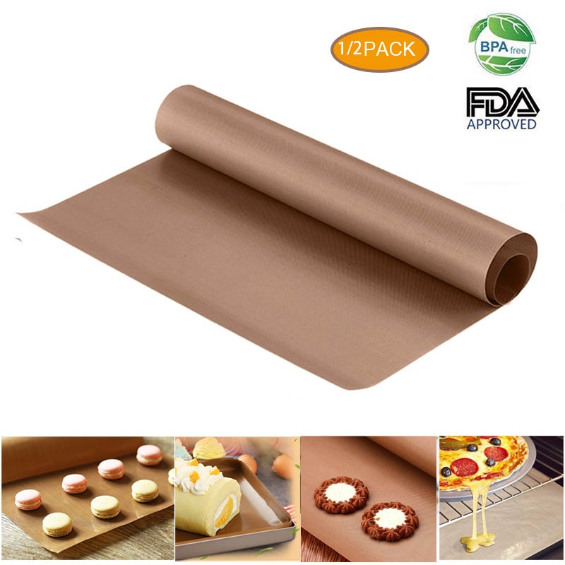 60X40Cm Reusable Big Baking Mat High Temperature Resistant Sheet Pastry Baking Bbq Non-Stick Grill Cake Mat Oven Tools Bakeware