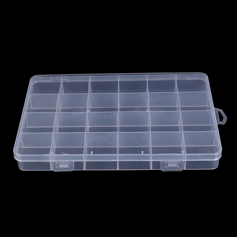 24 Vakken Plastic Box Case Sieraden Bead Opslag Container Craft Organizer