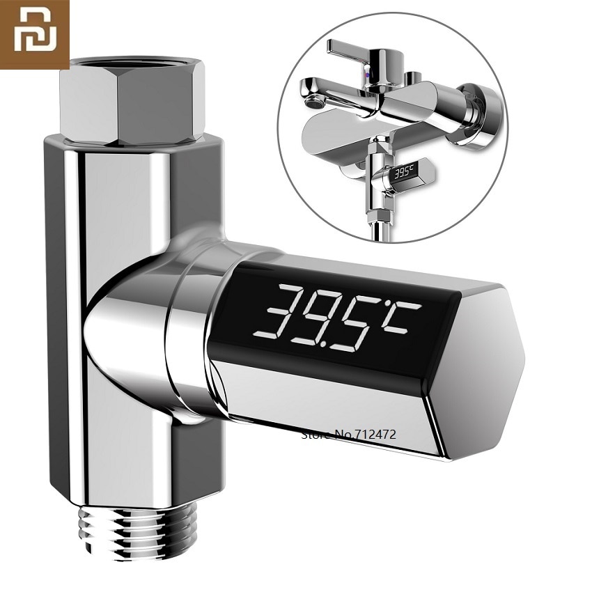 xiaomi Passive LED water temperature gauge visible water temperature sensor Rotatable Baby shower bath temperature display
