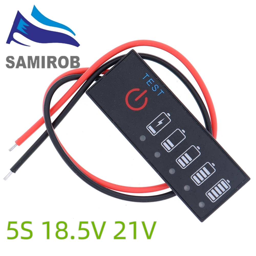 1S 2S 3S 4S Batterijniveau-indicator Ijzer Ternaire Loodzuurcapaciteit Display Lithium 3.7V 7.4V 11.1V 14.8V Fosfaat Tester Meter: WHEAT