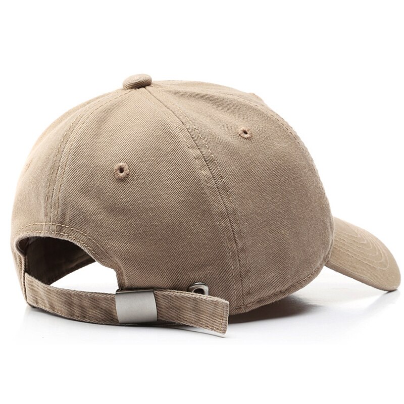 Boné de beisebol de alta qualidade para homens e mulheres moda algodão cor sólida chapéu lavável casual snapback chapéu atacado