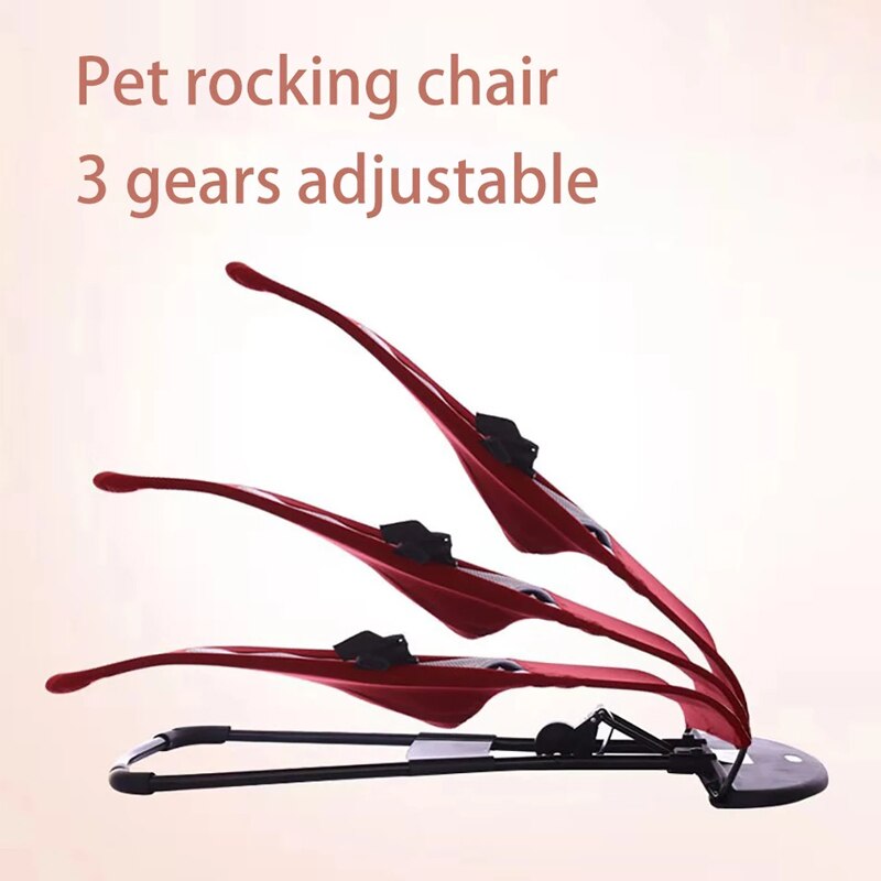 Chaise à bascule pour animaux domestiques, lit inclinable, Portable, pliable, confortable, pour chiens et chats, fournitures pour chiots et chatons