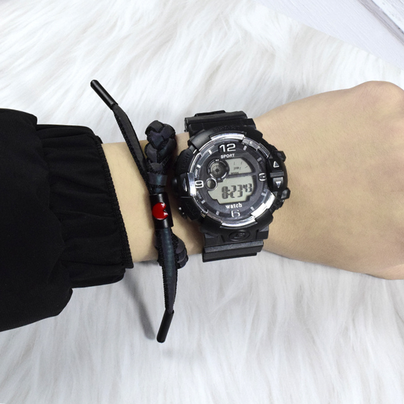 Vrouwen Eenvoudige Sport Horloge Waterdicht Elektronische Digitale Horloges Vrouwen Horloge Dames Horloge Student Wrsit Klok