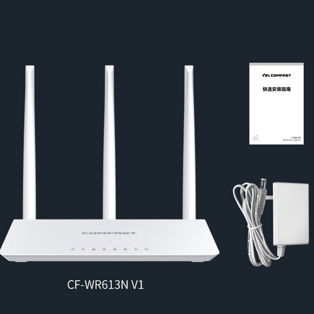 WiFi Router CF-WR613N for Home, Wireless Router, Dual Band 2.4GHz WiFi Router with RJ45 LAN Ports, Coverage up to 300Mbps