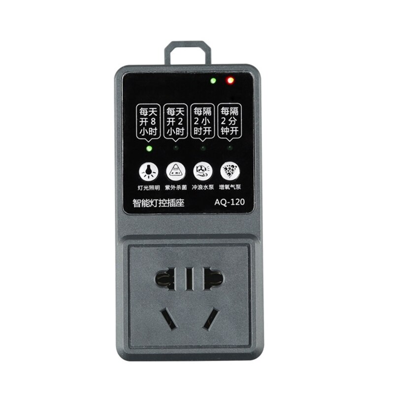 Aquarium Smart Tijdschakelaar Socket Fish Tank Light Controller Dimmer Modulator 449C: B