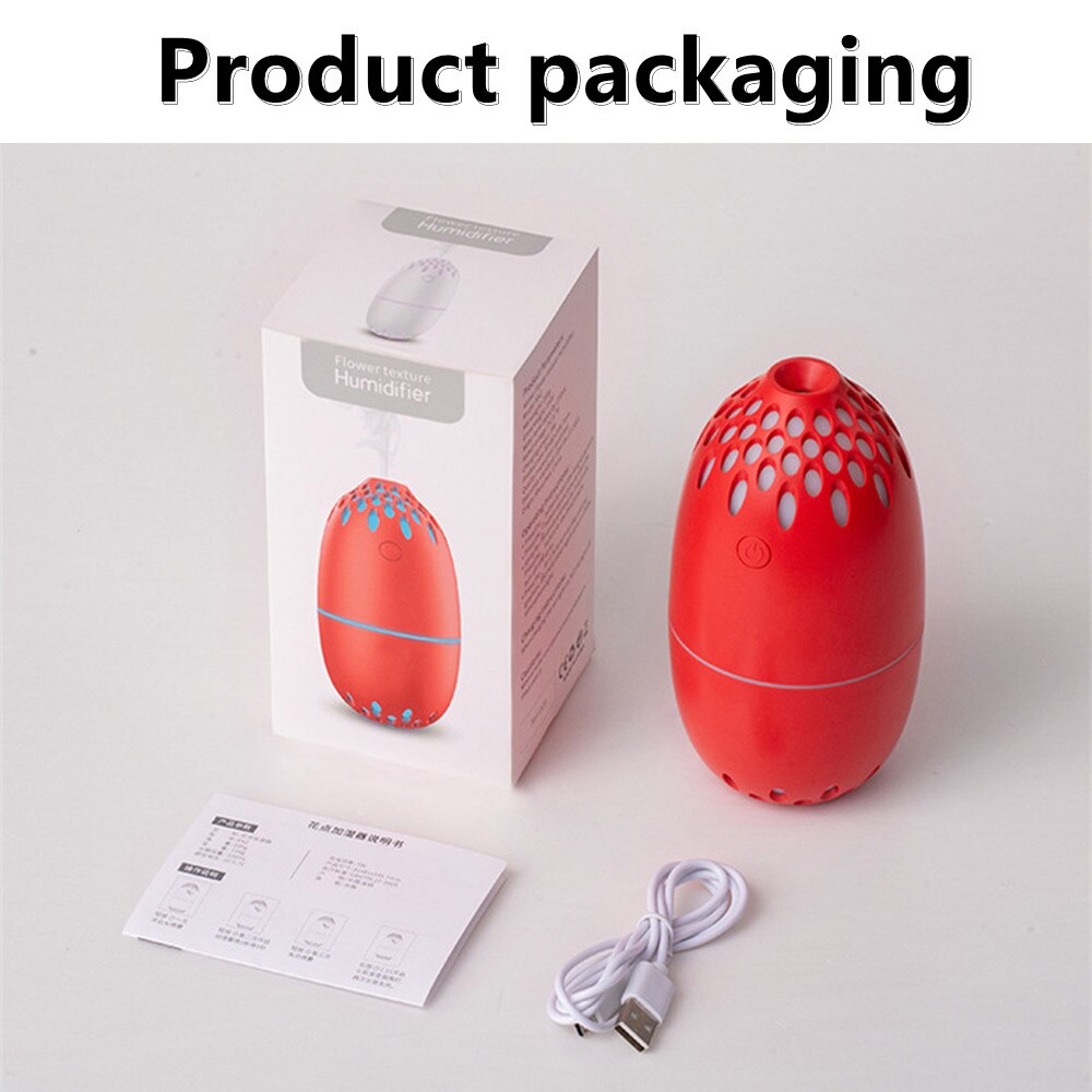 250ML USB Air Humidifier Home Aroma Oil Diffuser Mini Mist Maker With Night Light Mute Portable Essential Oil Diffuser