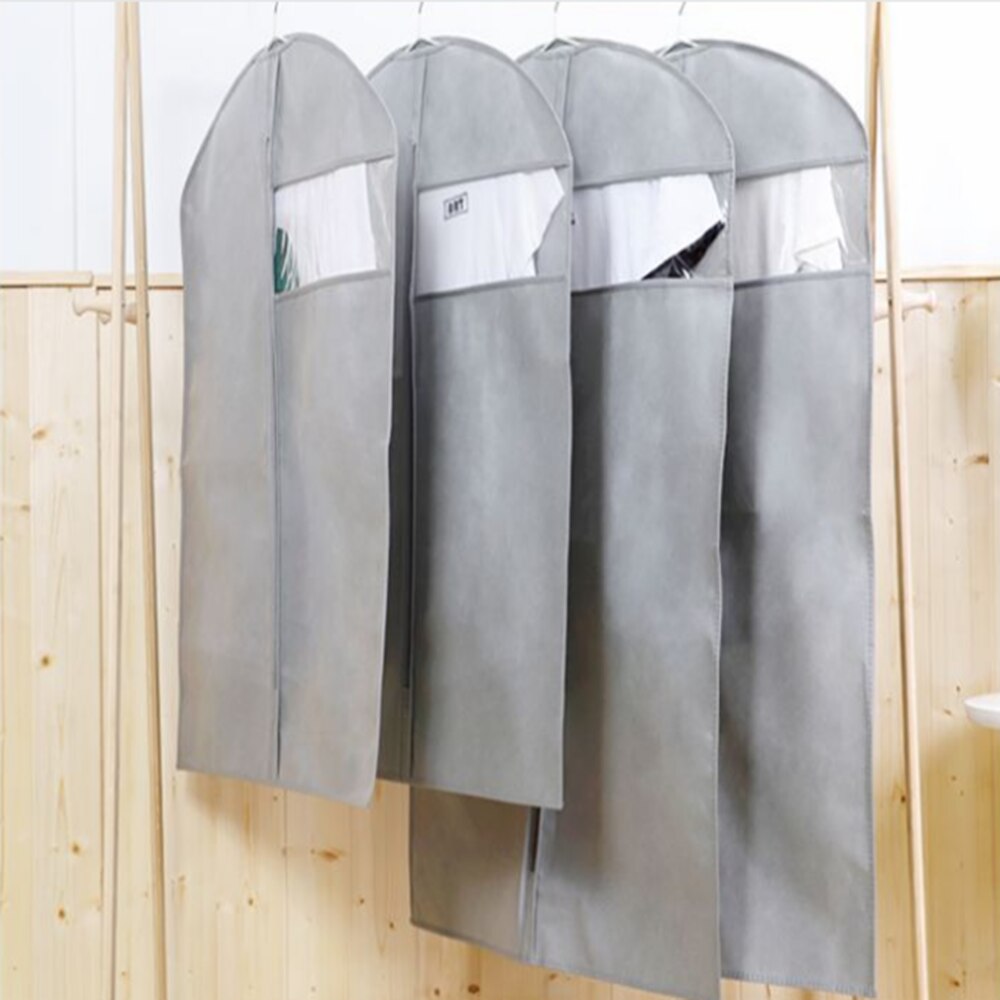 Kleding anti-stofhoes van niet-geweven stof, verpakking, kast, hangende jas, pak, kledingstuk, beschermhoes, opbergtas