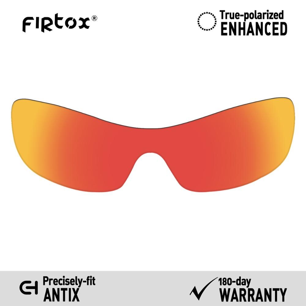 Firtox True UV400 Polarized Lenses Replacement for-Oakley Antix Sunglasses (Compatiable Lens Only) - Multiple Colors: Red-Polarized