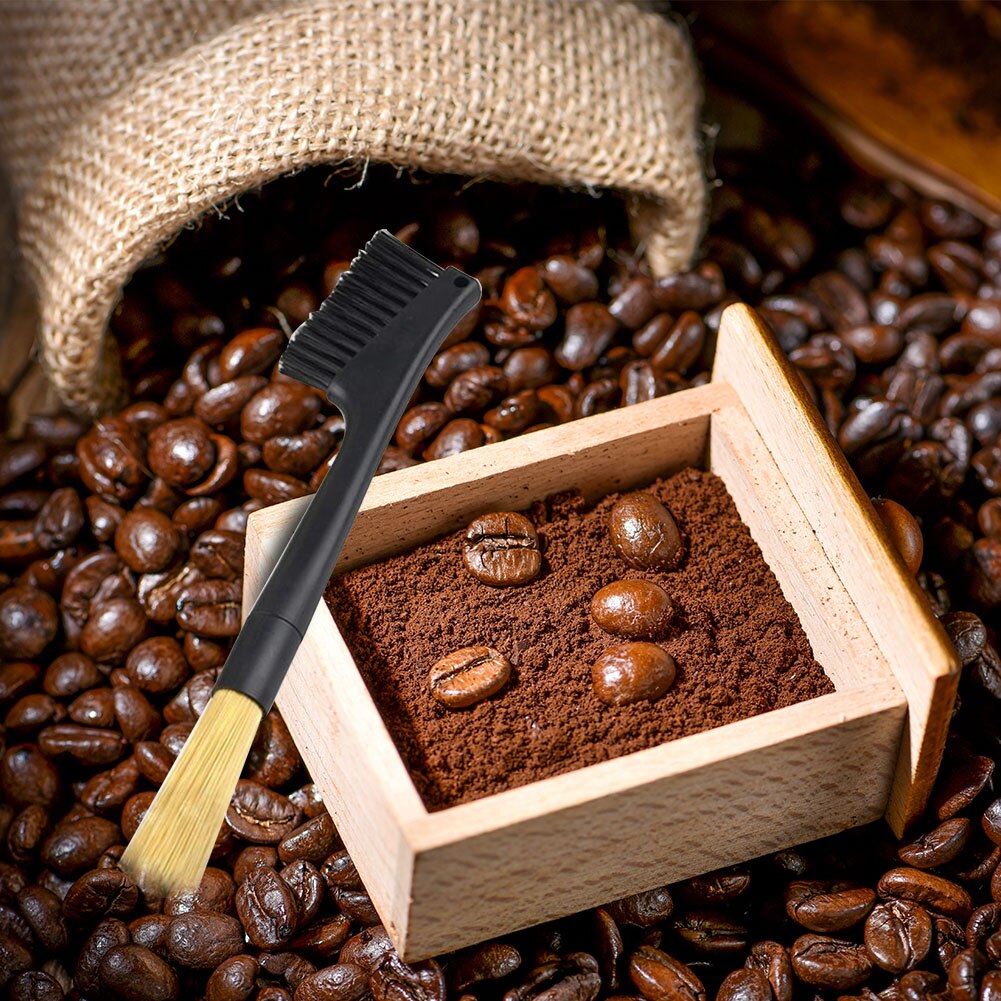 Espresso thuis keuken dubbele kop bonen barista graan poeder verwijderbare machine reiniging koffiemolen borstel accessoires matcha