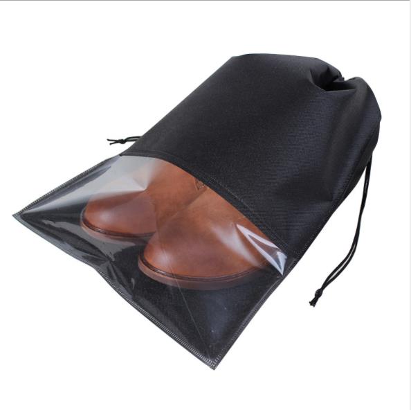 1 Pc S/L organizador de viaje reutilizable bolsa de cordón impermeable zapatos bolsa de almacenamiento bolsa portátil cubierta no tejida lavandería organizador