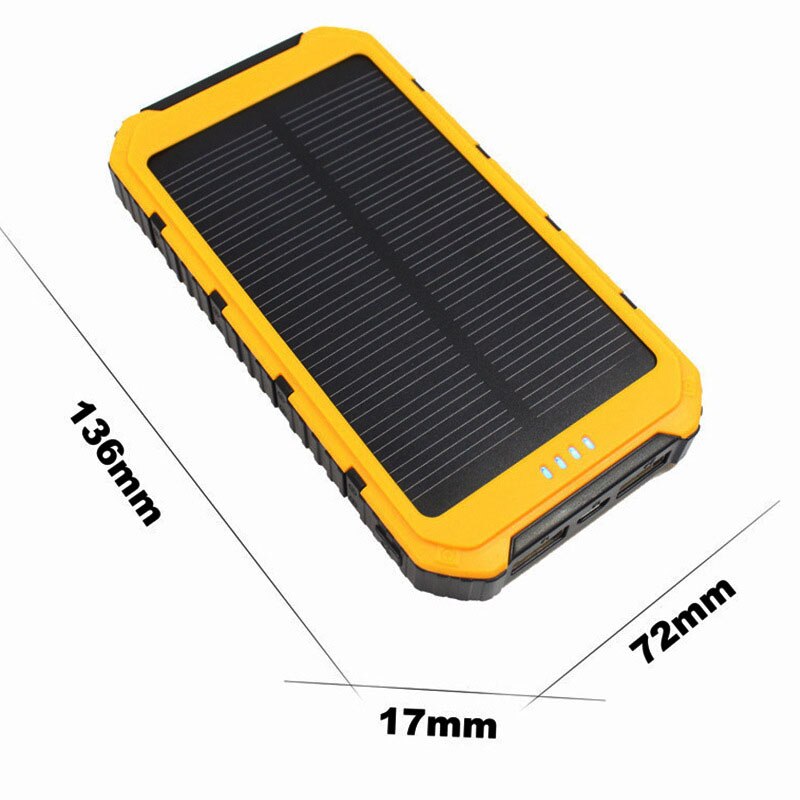 Solar Energy Mobile Power Bank Nesting Tragbare Tragen Handy-Power Box OUJ99