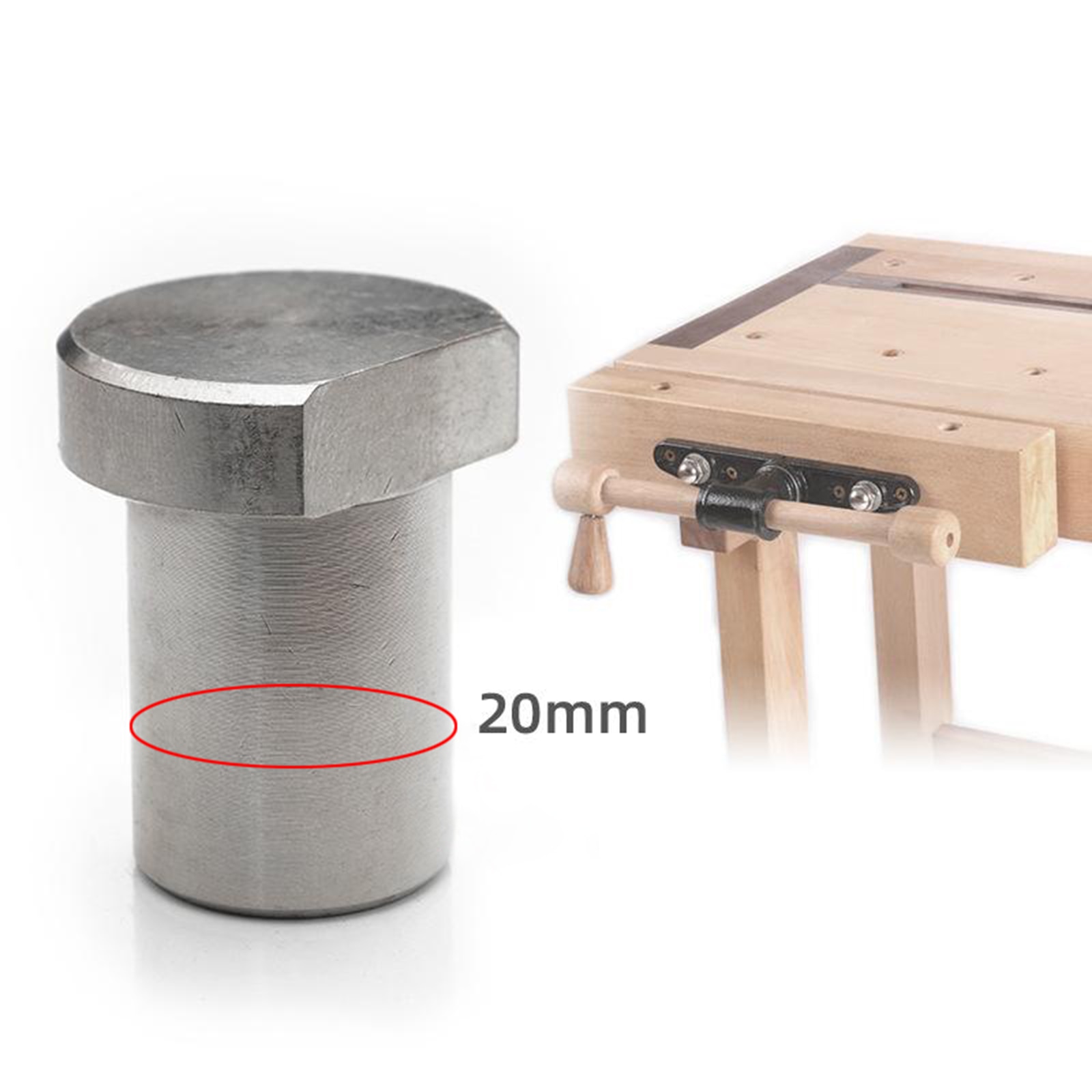 1PCS Workbench Stoppers Steel Limit Tenon Blocks Fixed Woodworking Table Limited Blocks
