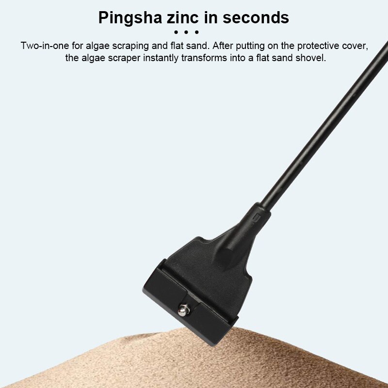 Aquarium Glas Aquarium Algen Schraper Cleaner Brush Aquarium Tank Fish Aquarium Gereedschap Platte Zand Borstel Multi-Tool Cleaner