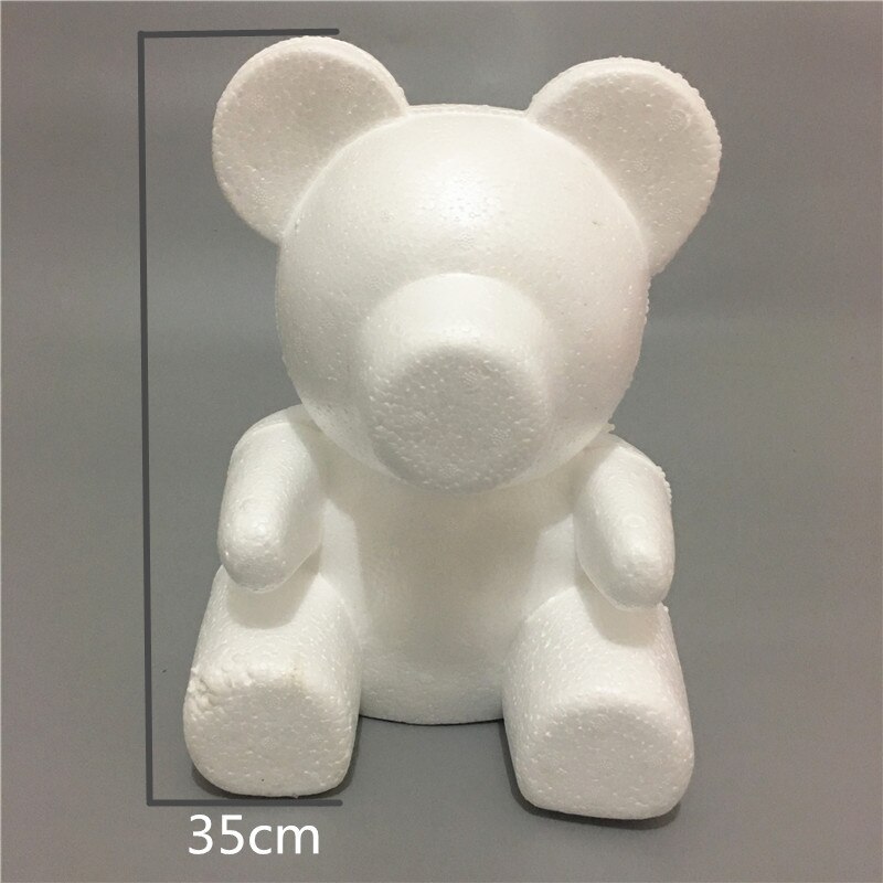 Modélisation polystyrène styromousse ours blanc boules de mousse artisanat pour bricolage de noël fournitures de fête décoration