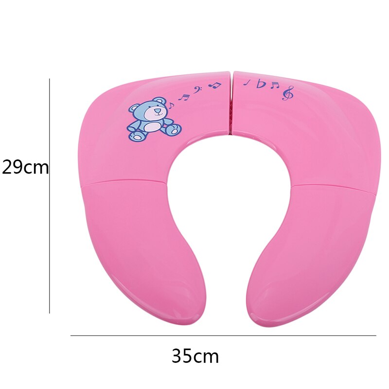 Travel Folding Potty Seat BabyToddler Portable Toilet Training Seat Covers Training Seat Cover Cushion Child Pot Chair Pad