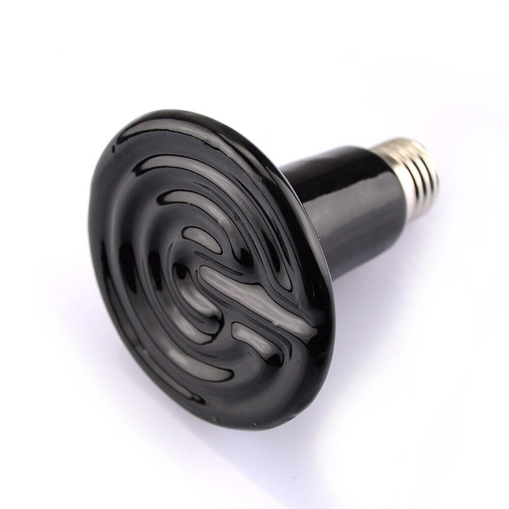 150W 220V Pet Black Infrared Heat Emitter Appliances Lamp for Reptile Light Brooder Coop Grow Incubator