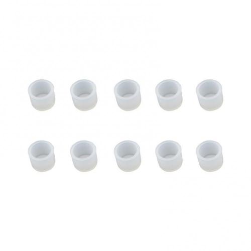10 teile/satz anti-staub tv lautsprecher rca lotus audio av signal buchse schutzkappe lautsprecher rca lotus audio av signal buchse schützen: Transparent