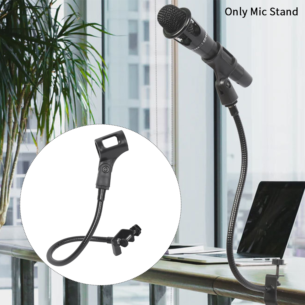 Flexibele Zware Tafel Montage Universele Microfoon Arm Stand Met Clip Verstelbare Zwanenhals 360 Graden Draaien Kantoor