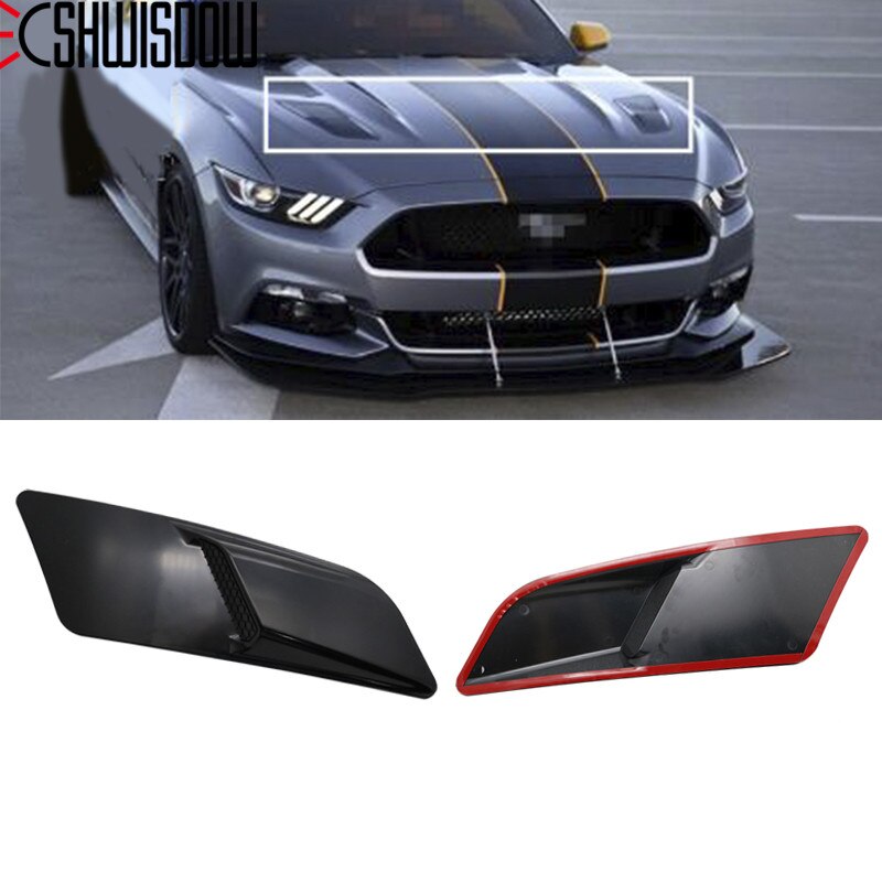 DNA Motoring Unpainted Racing Air Intake Hood Scoop For 2005-2009 Ford Mustang – ABS Plastic