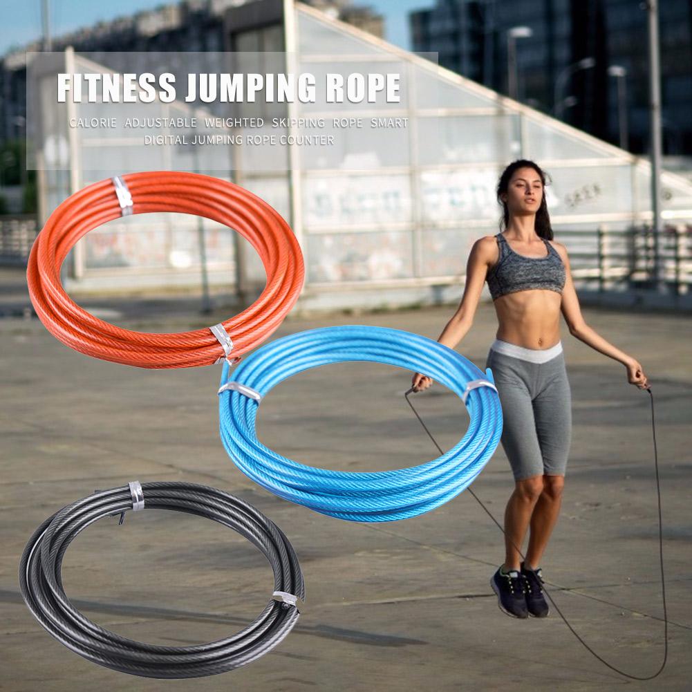 Corde per saltare durevoli design delicato solido 9.84ft ricambio sostituibile corda velocità salto salto allenamento fitness cavo fitness fitness