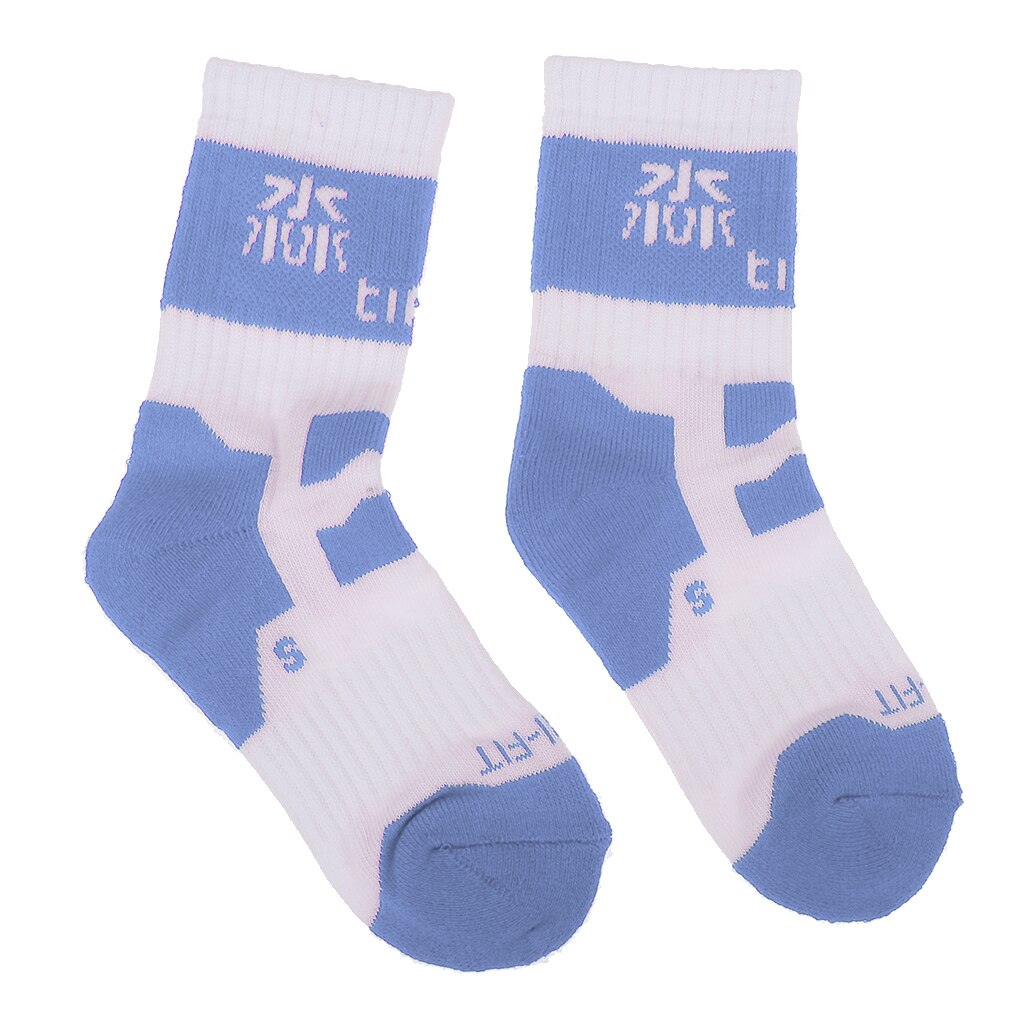 Men Women Cotton Skateboard Roller Skating Socks Comfortable Socks: blue S