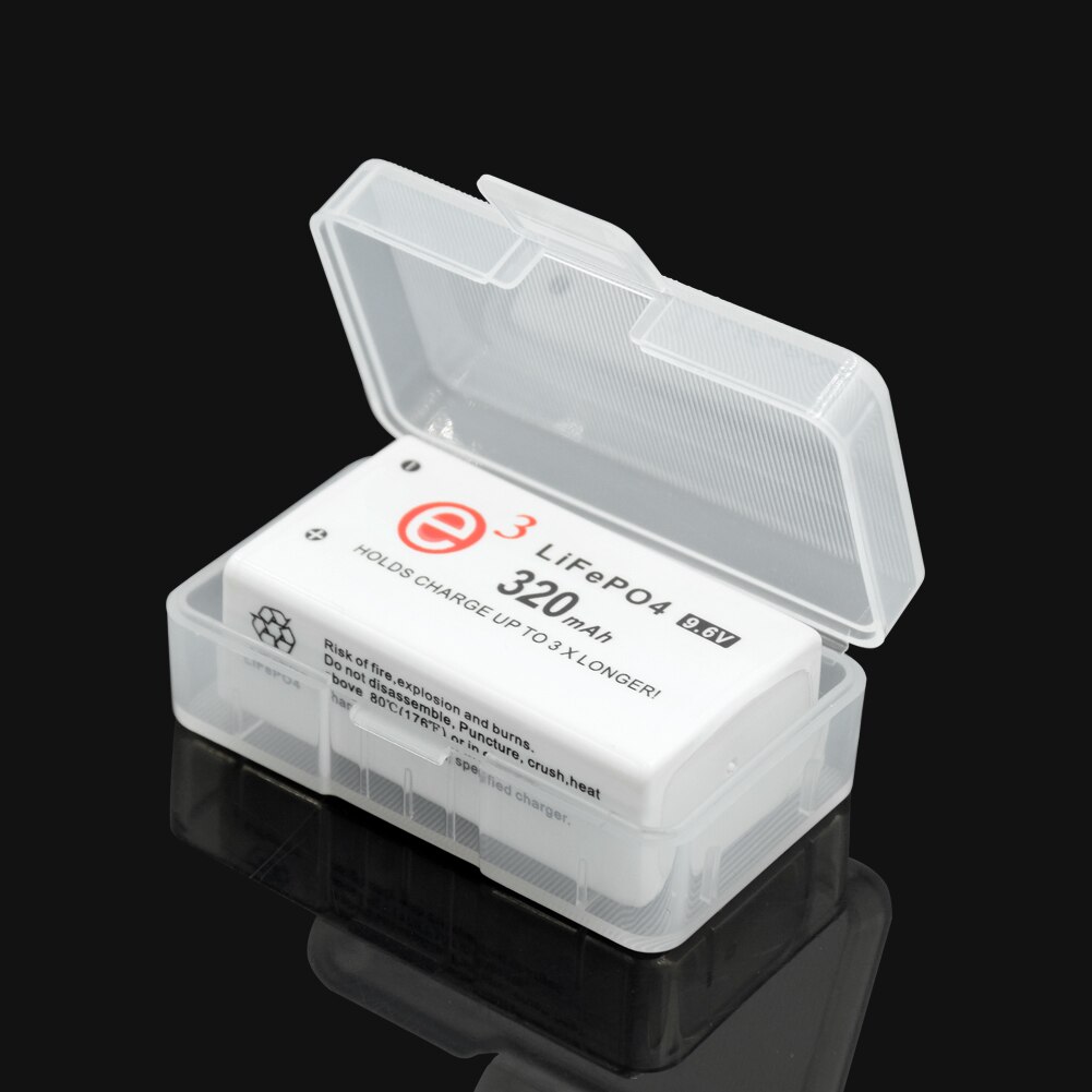 Container Bag Case Elistooop Plastic Geval Houder Storage Box Cover Voor CR123 18350 9V 6F22 26650 Batterij Box Organizer box Case