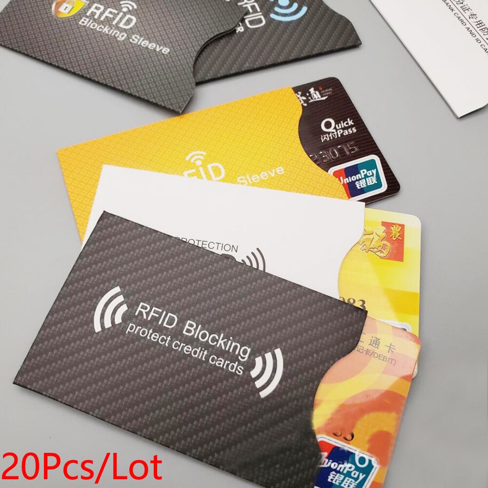 20Pcs/Lot Anti Theft RFID Card Protector Blocking ... – Vicedeal